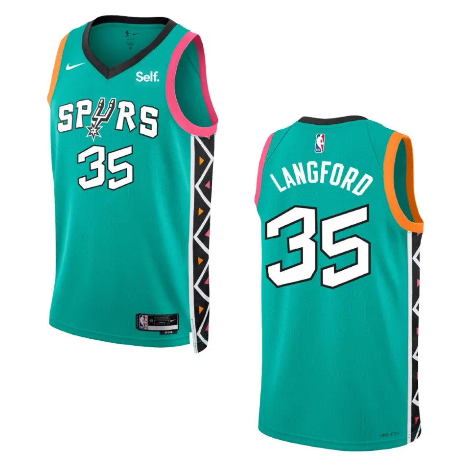 Langford Spurs Teal Jersey