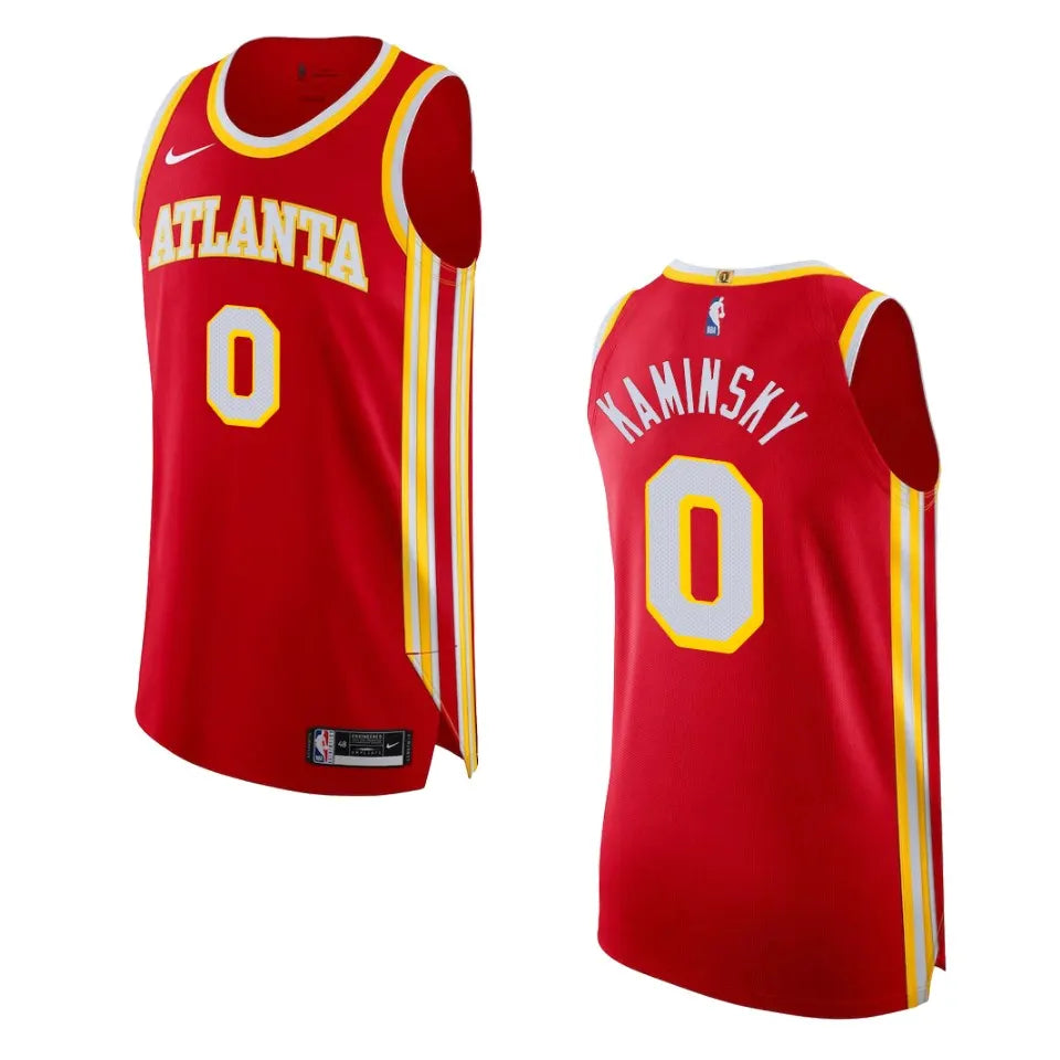 nike Kaminsky Hawks Red Jersey
