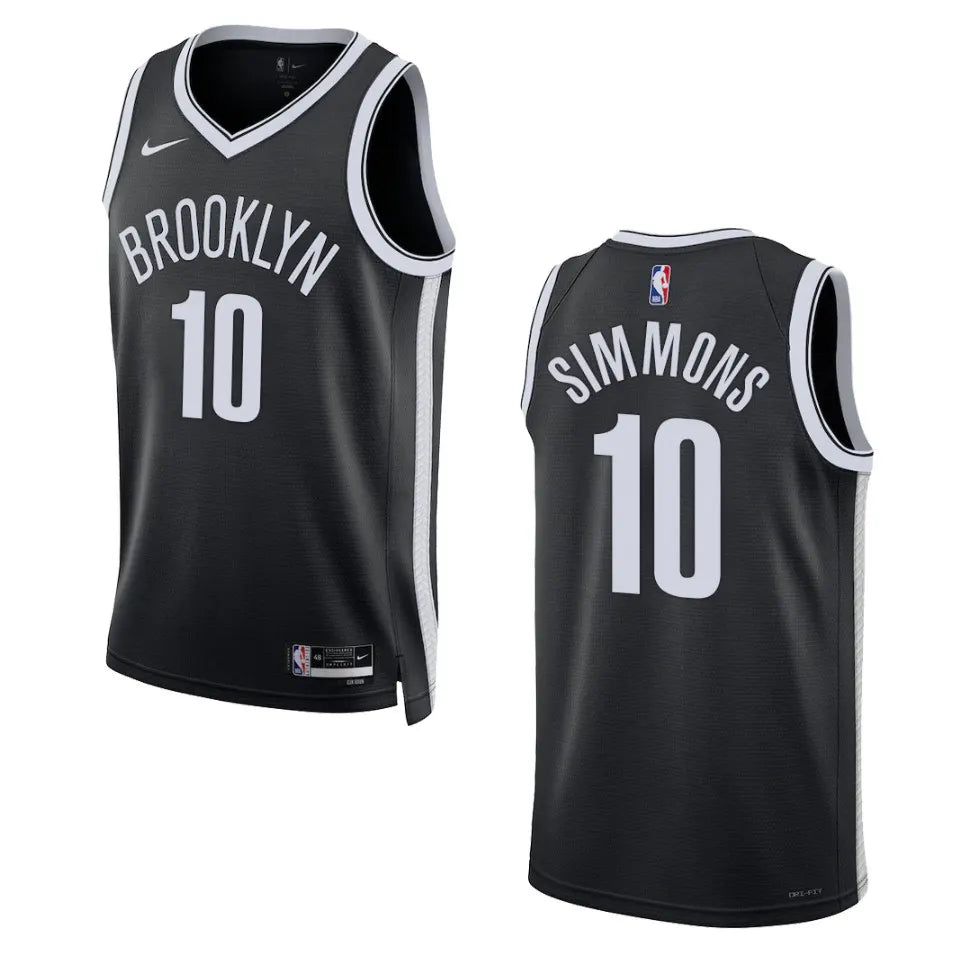 alternate Simmons Nets Black Jersey