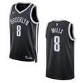 nike statement Mills Nets Black Jersey