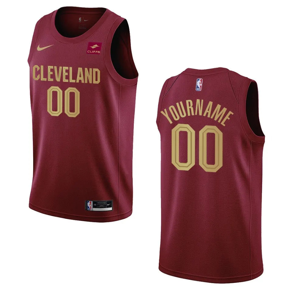 Cavaliers Maroon Custom Jersey nike personalized