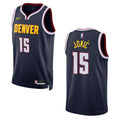 Jokic Nuggets Navy Jersey nike icon