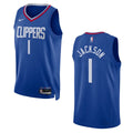 Reggie Jackson Clippers Blue Jersey