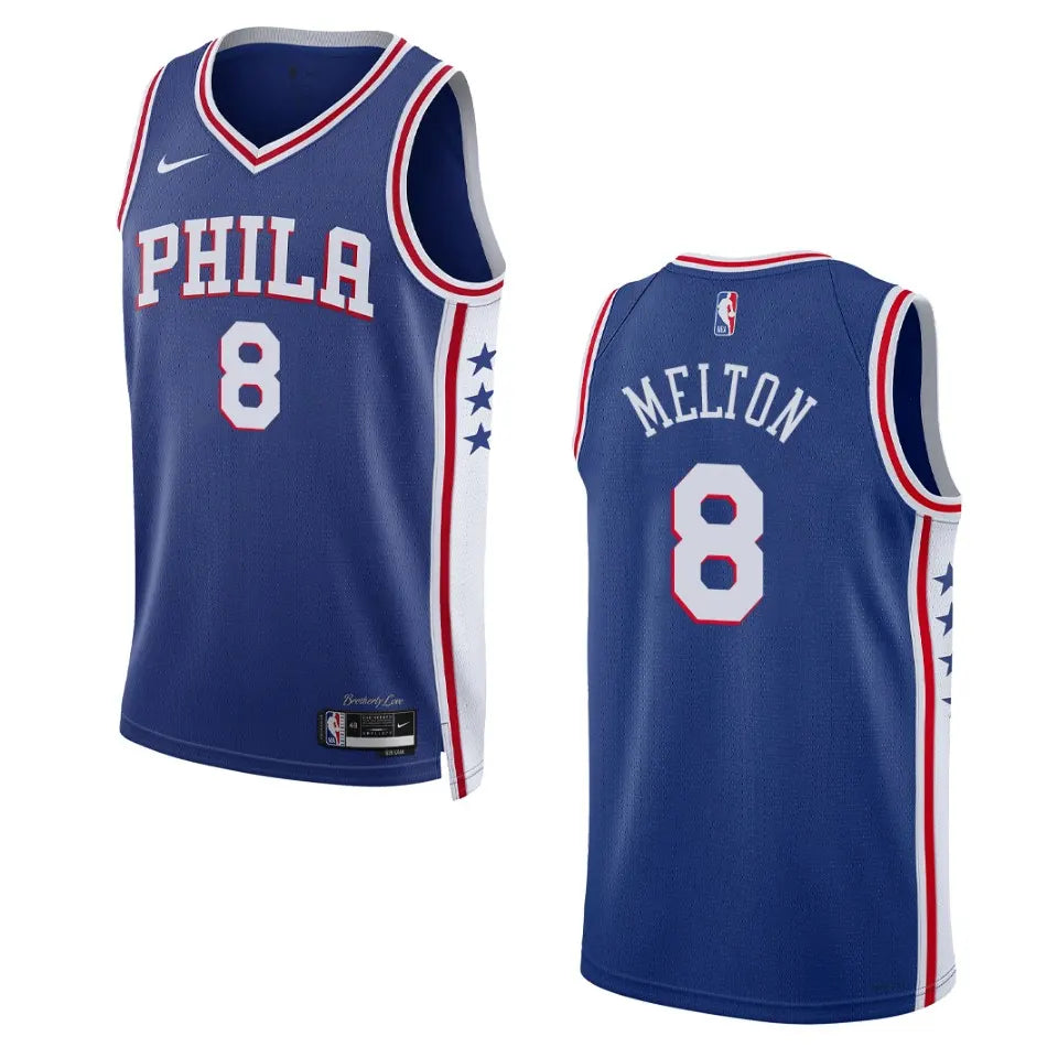 Melton 76ers Nike Blue Jersey