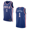 Harden 76ers Royal Blue Jersey