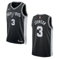 nike Spurs Johnson Black Jersey
