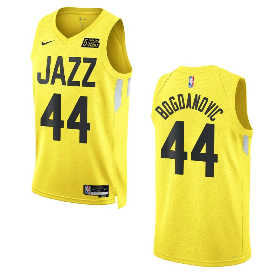 nike Bogdanovic Jazz Yellow Jersey