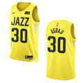 nike Agbaji Jazz Yellow Jersey