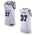 Lakers Ryan #37 White Jersey
