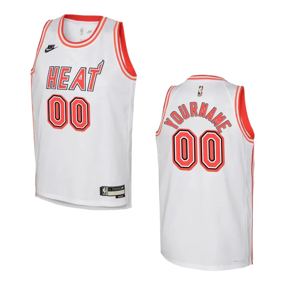 personalized Nike Heat White Custom Jersey