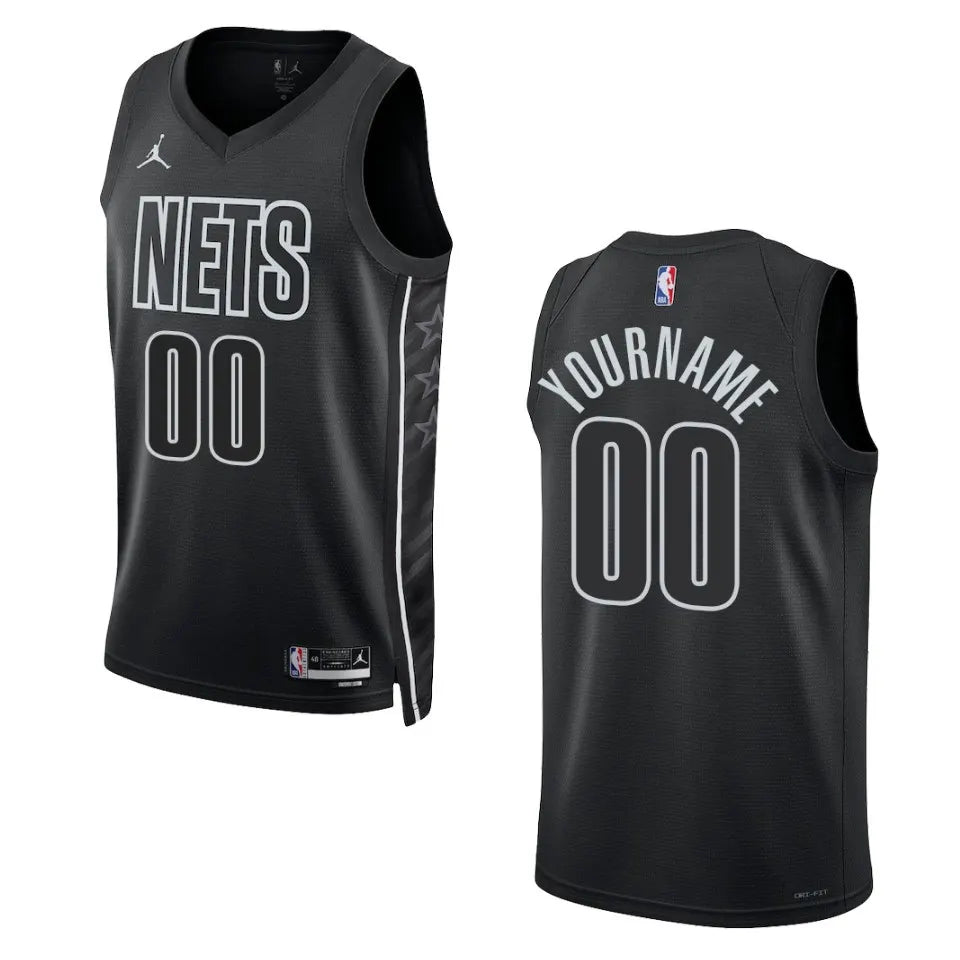 Jordan Nets Black Alternate Jersey
