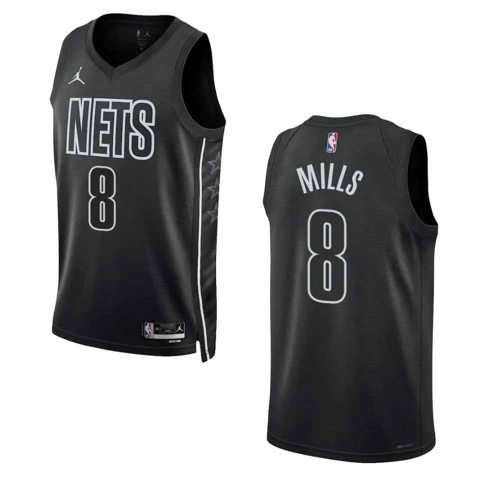 Jordan Mills Nets Black Jersey