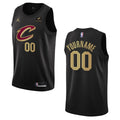nike personalized Cavaliers Black Custom Jersey