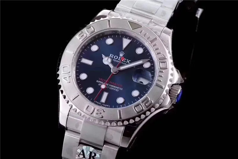 Rolex Yacht-Master Steel Black Dial - Hình 10