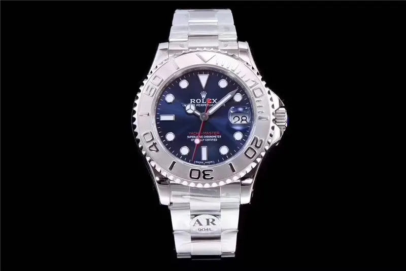 Rolex Yacht-Master Steel Black Dial - Hình 12
