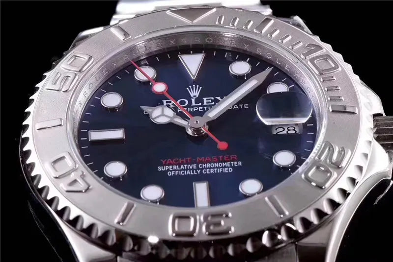 Rolex Yacht-Master Steel Black Dial - Hình 9