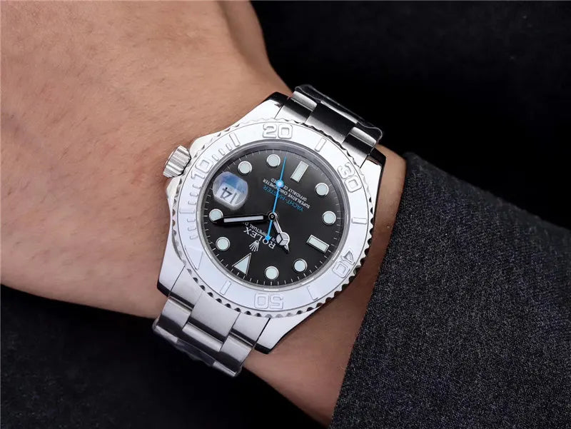 Rolex Yacht-Master Steel Black Dial - Hình 5