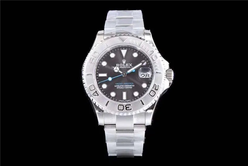 Rolex Yacht-Master Steel Black Dial - Hình 4