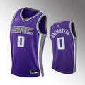 Haliburton Kings Purple Jersey nike