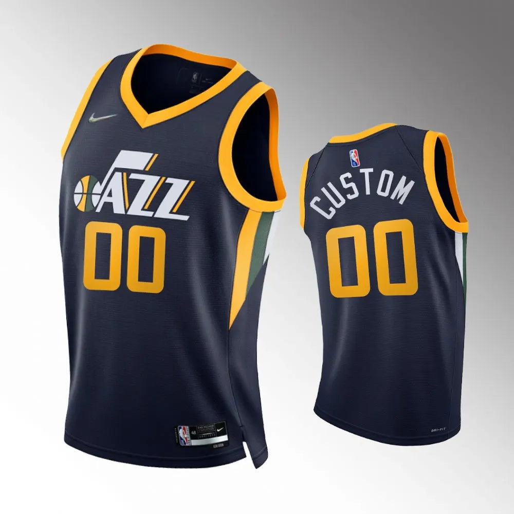 Nike Jazz Navy Custom Jersey