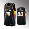 nike personalized Suns Black Custom Jersey