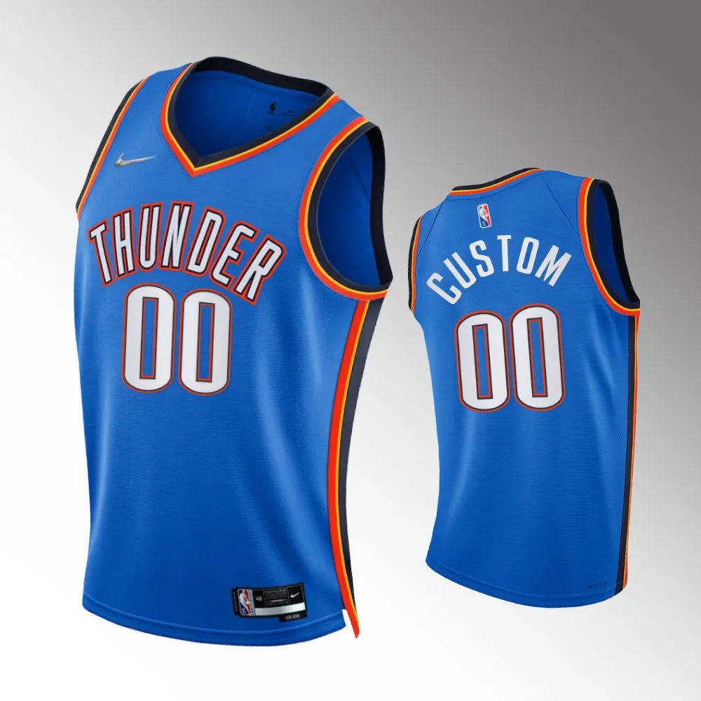 Thunder Blue Custom Jersey nike personalized