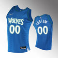Timberwolves Blue Custom Jersey
