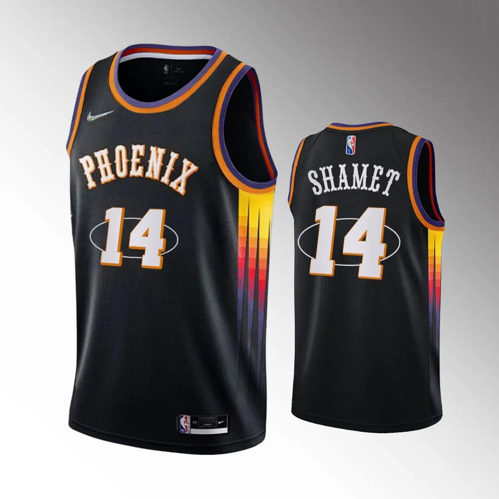 nike Shamet Suns Black Jersey