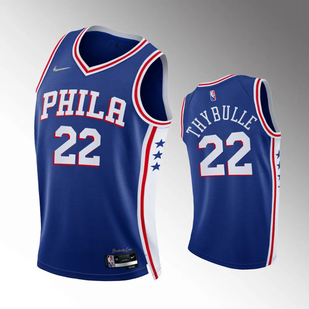 nike Thybulle 76ers Blue Jersey