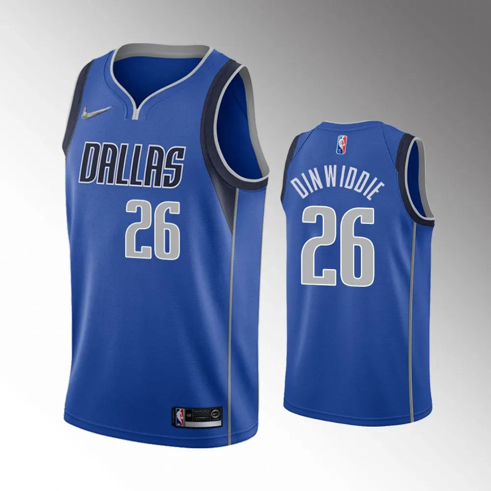 Dinwiddie Mavericks Blue Jersey nike