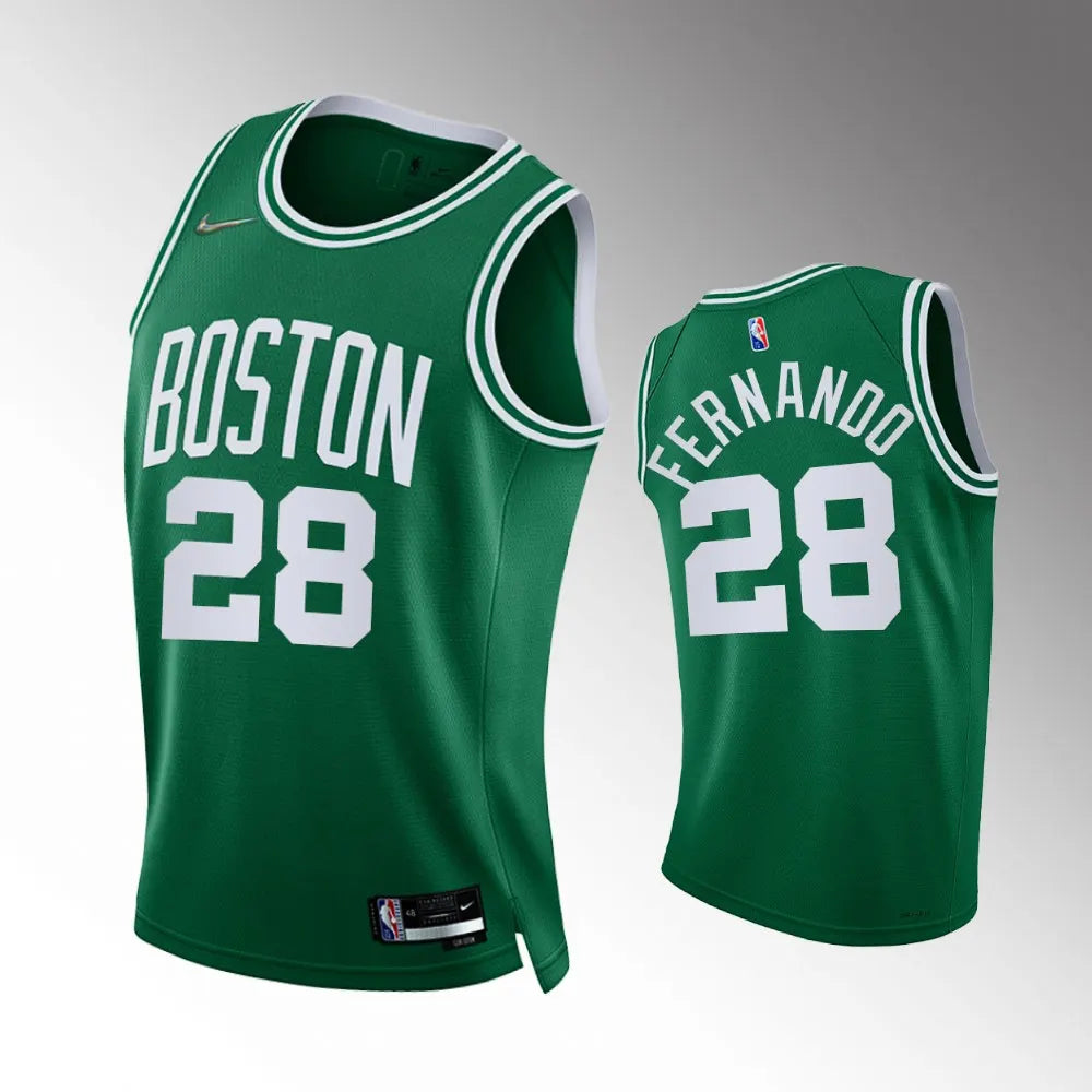 Celtics Fernando #28 Green Jersey