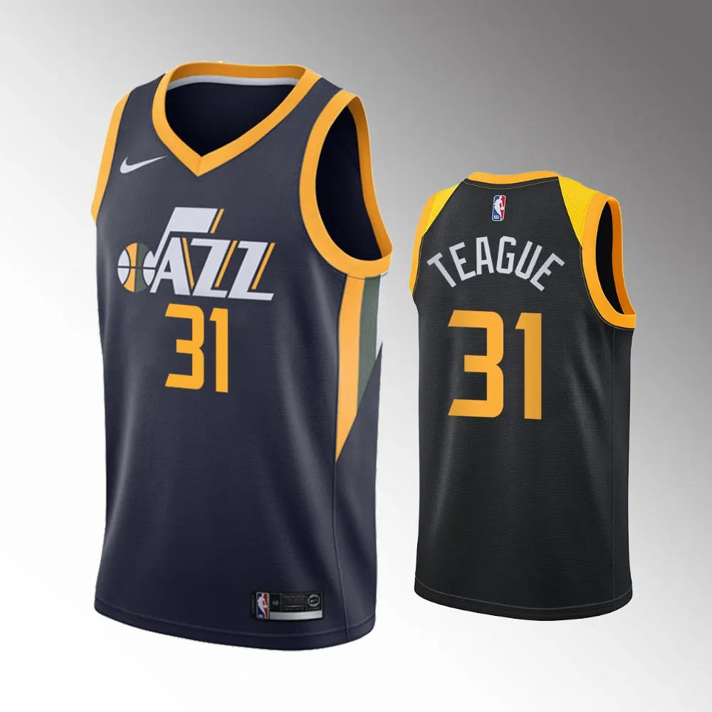 nike Teague Jazz Navy Jersey