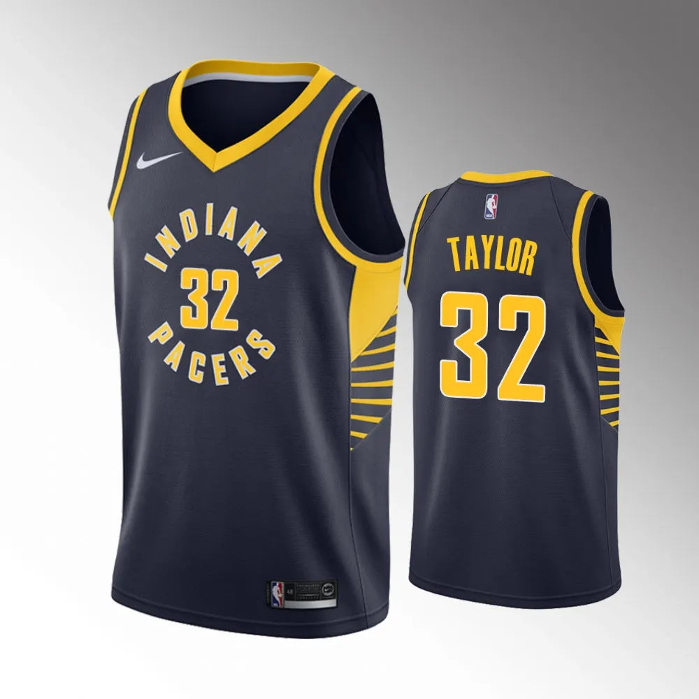 Pacers Taylor Navy Jersey