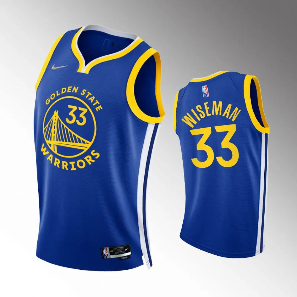 nike Wiseman Warriors Blue Jersey