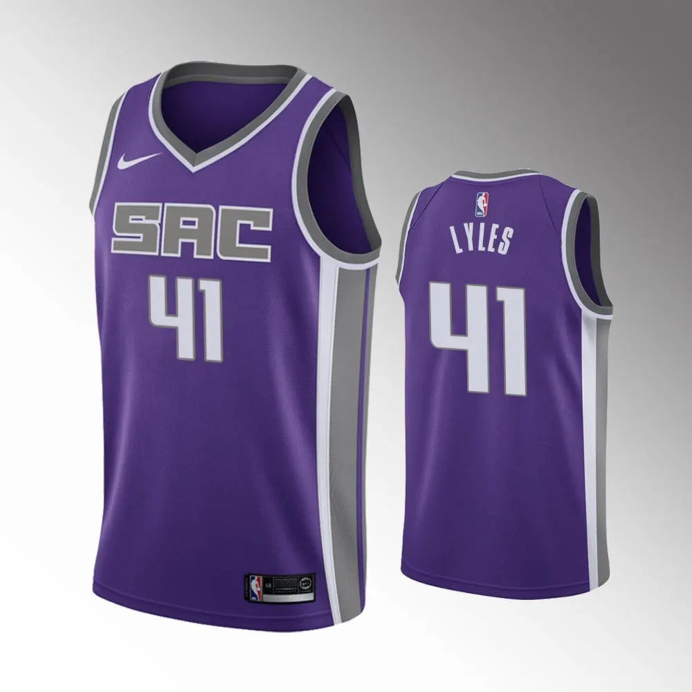 Kings Lyles Purple Icon Jersey