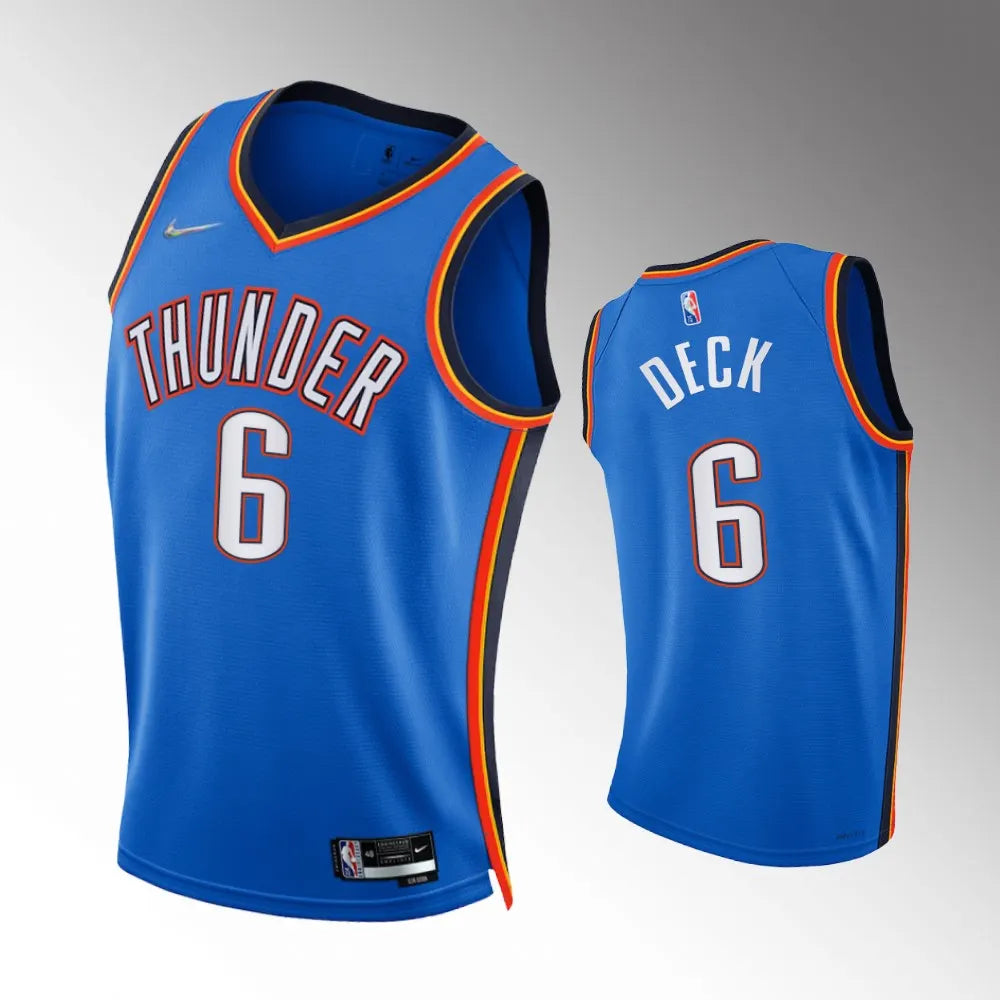 authentic Nike Deck Thunder Blue Jersey