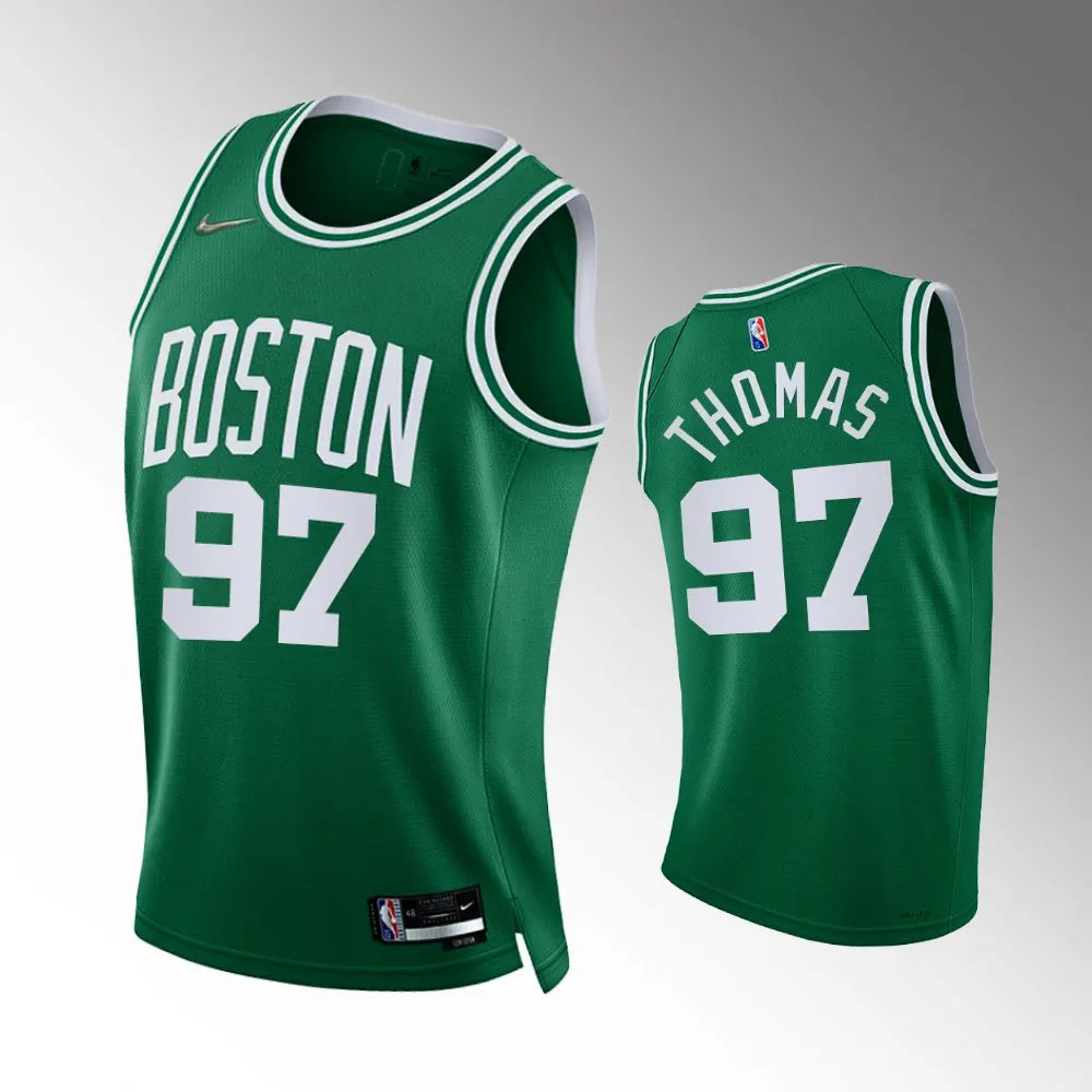 Celtics Green Thomas Jersey