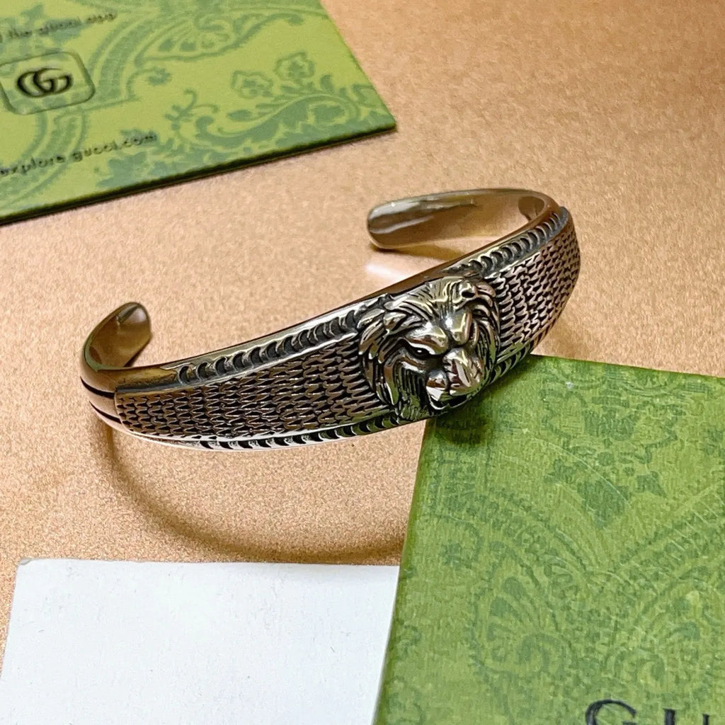 Lion Head Cuff Bracelet Premium Quality