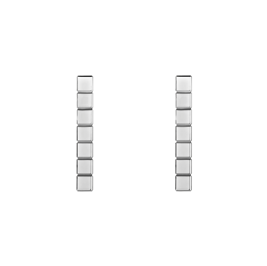 ICE CUBE SILVER EARRINGS