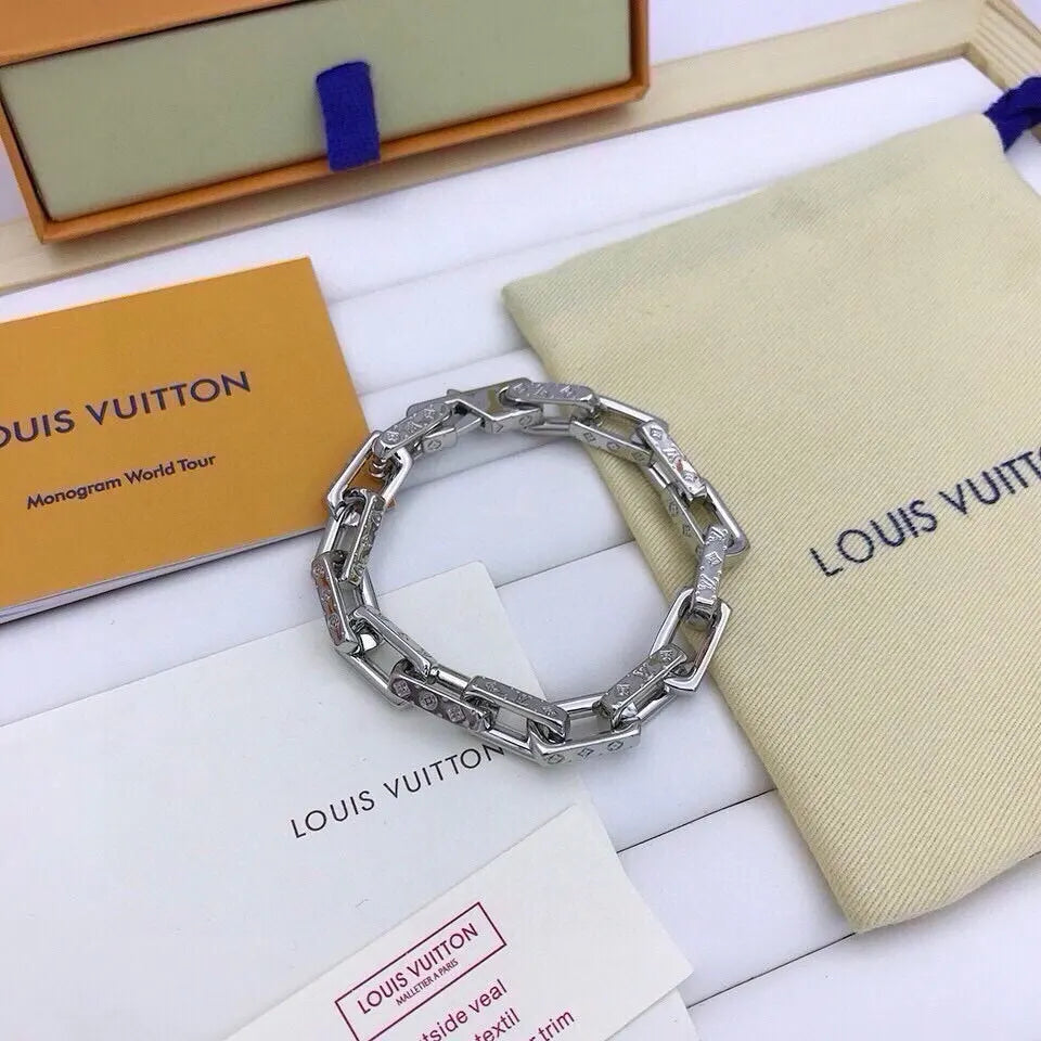 Louis Vuitton Silver Chain - Hình 5