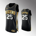 Sixers Simmons Black Jersey