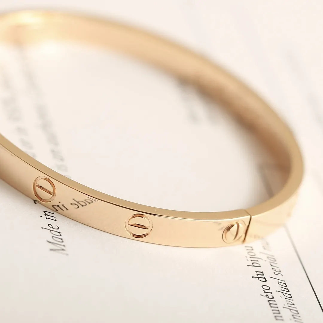 Premium Love Bracelet on wrist - Hình 6