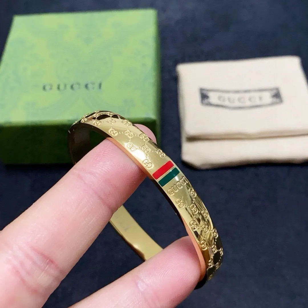 Premium Gold-Plated Designer Inspired Bracelet - Hình 7