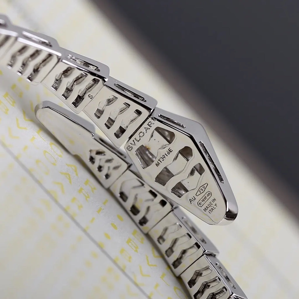 Bvlgari Serpenti Steel Watch Blue - Hình 8