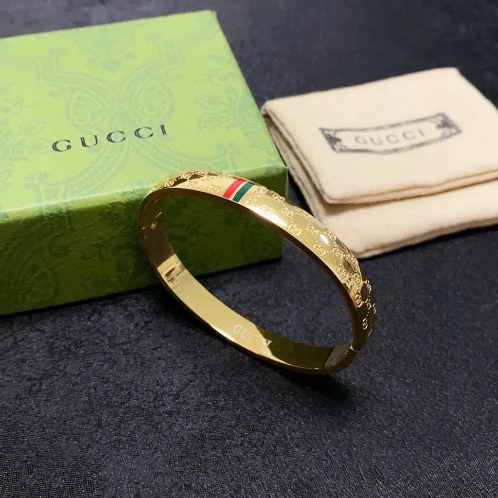 Premium Gold-Plated Designer Inspired Bracelet - Hình 8