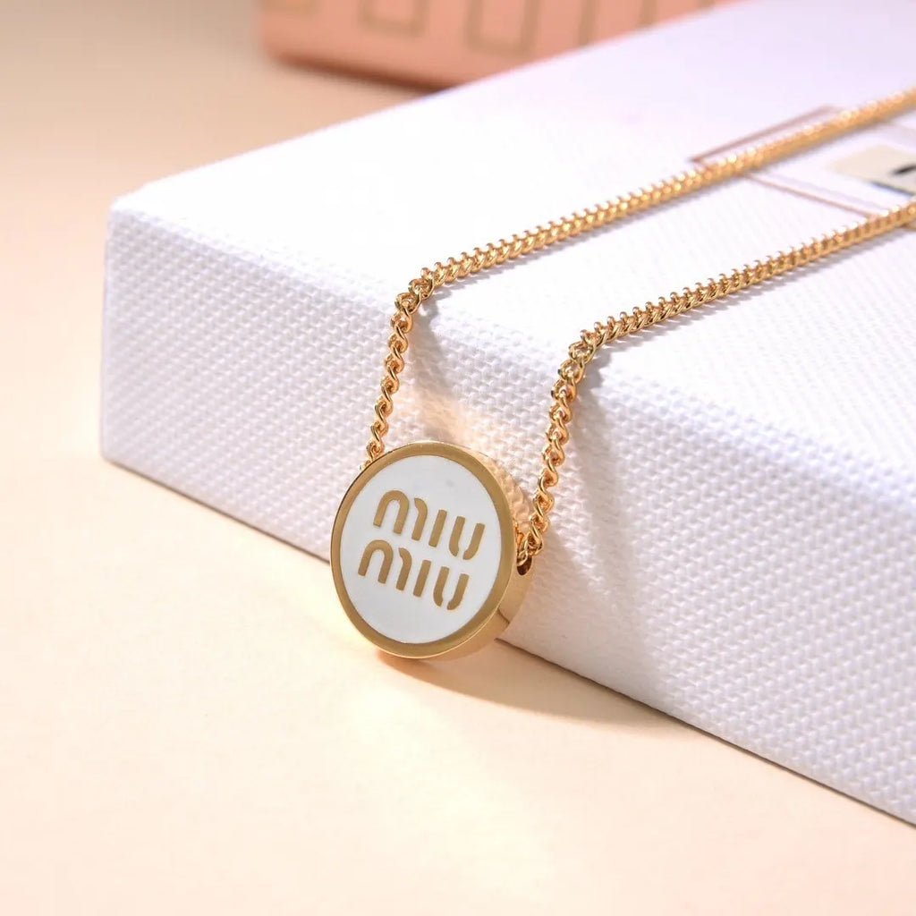 Miu Miu Logo Charm Bracelet - Premium Quality - Hình 5