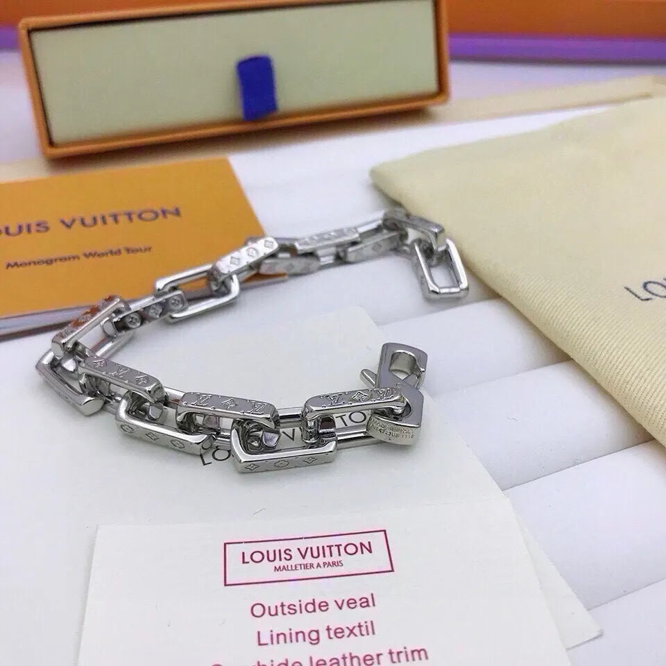 Louis Vuitton Silver Chain - Hình 8