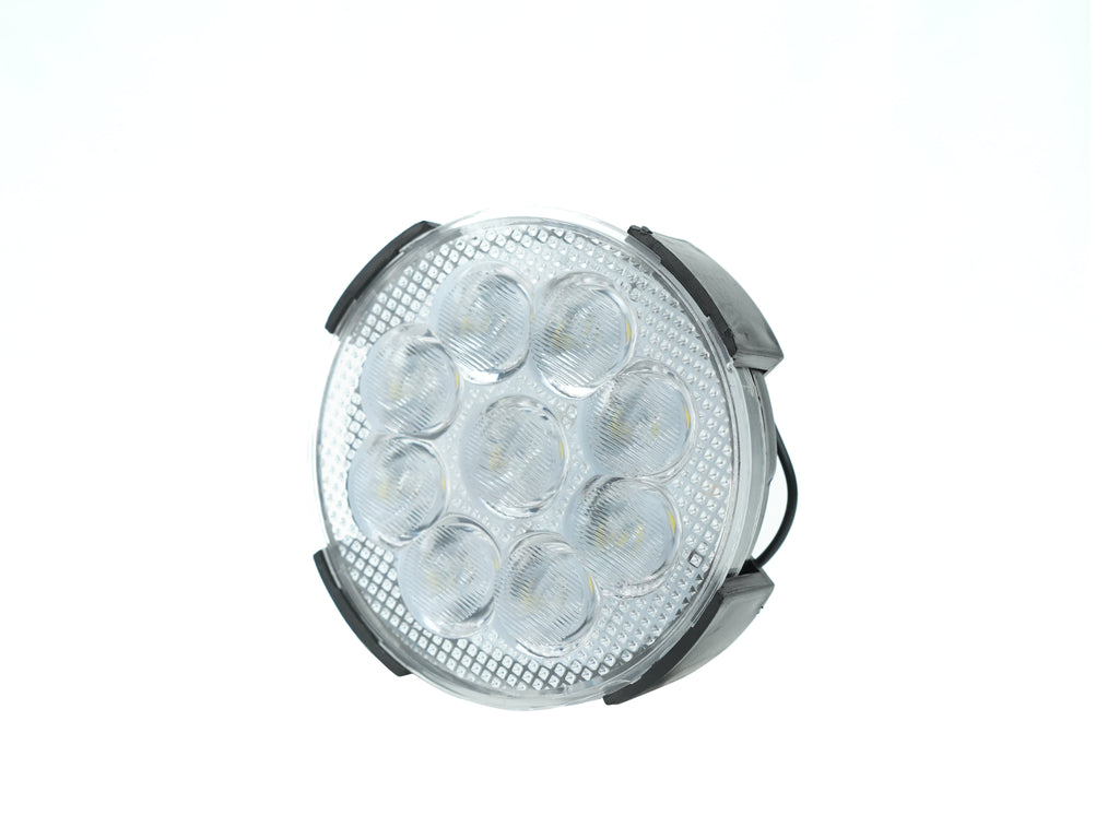 9 LED Round Reverse Lamp - Clear
