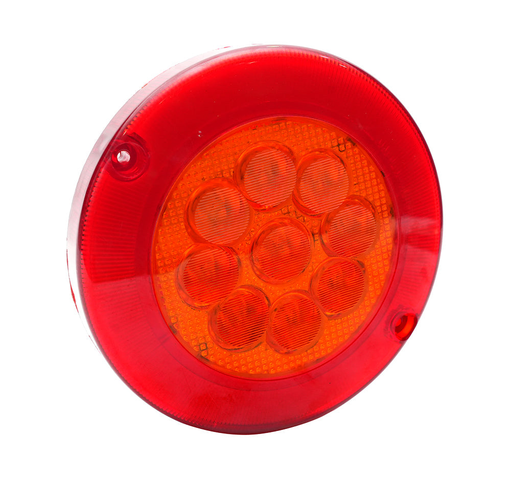 35 LED Round Tail Lamp With Rear Direction Indicator- Amber