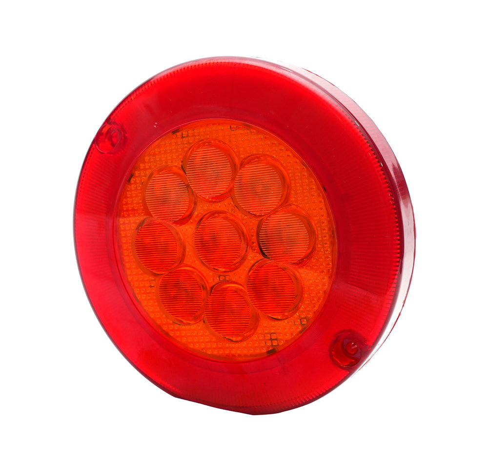 35 LED Round Tail Lamp With Rear Direction Indicator- Amber